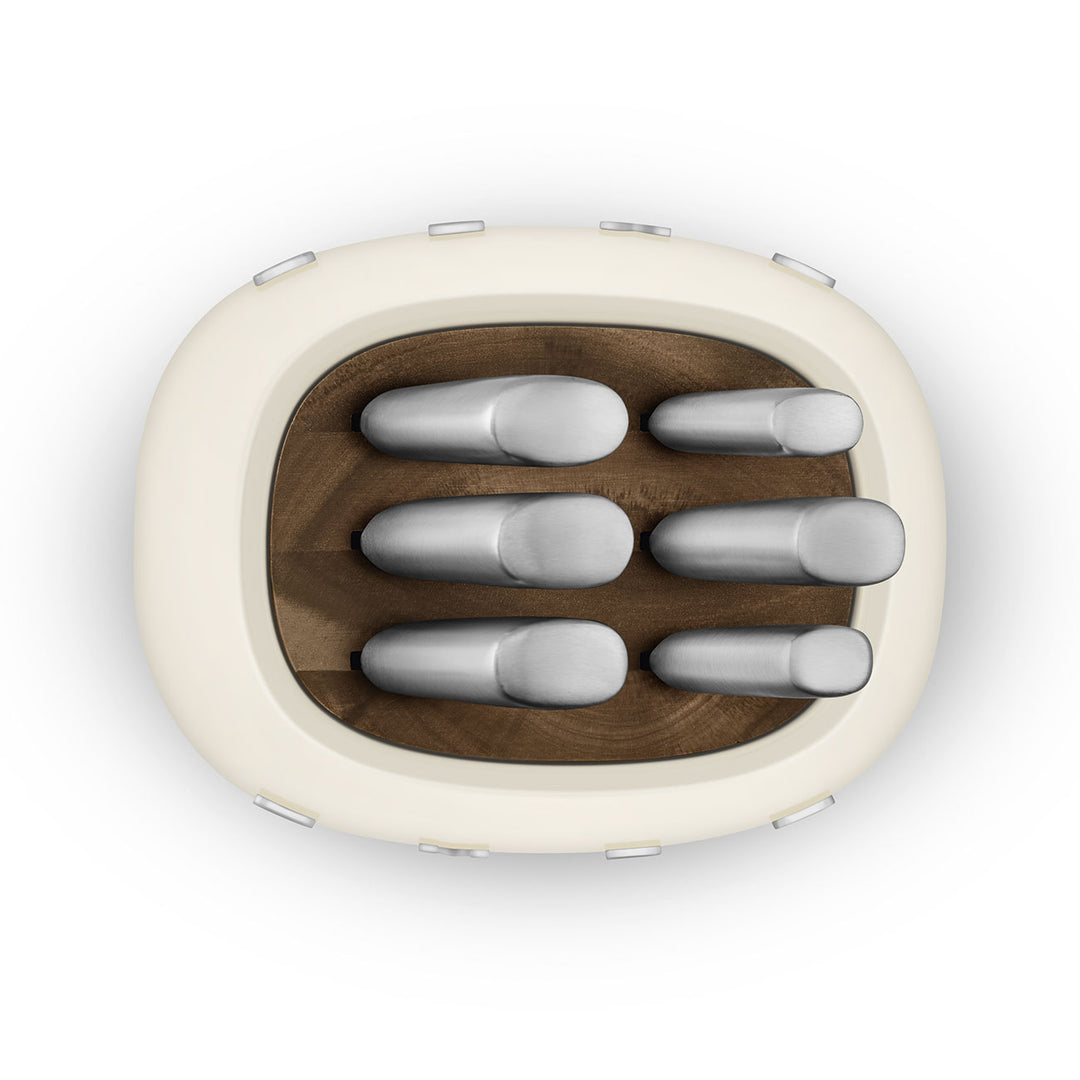 Bloc de couteaux Crème Brillant